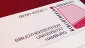 library card, photo: SUB Hamburg